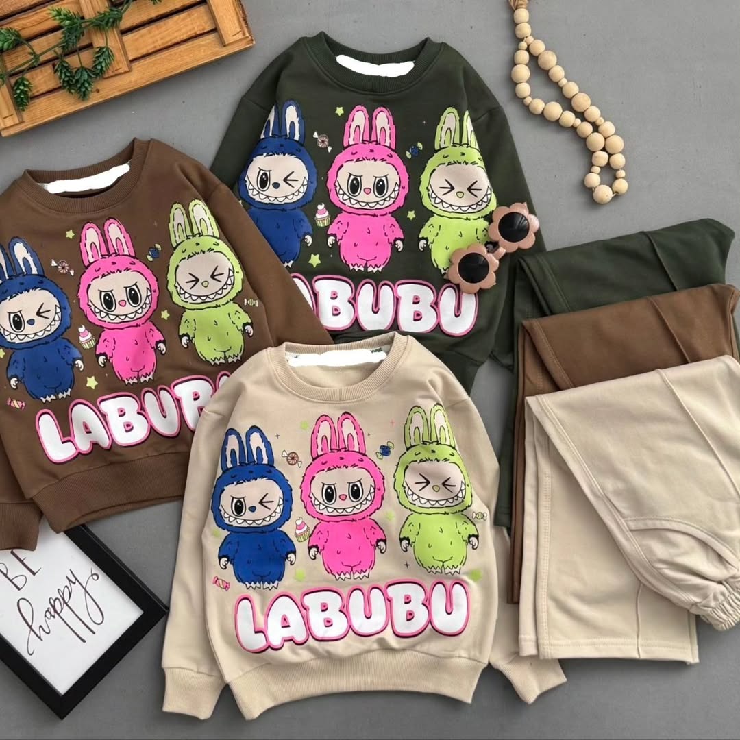 بلوز شلوار بگ لبوبو دورس اسپرت( لش استایل) بچگانه