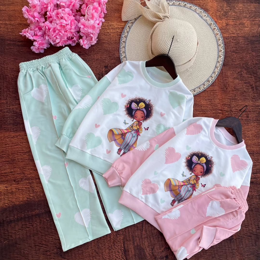 بلوز و شلوار دخترانه بچگانه مدل دختر آفریقایی