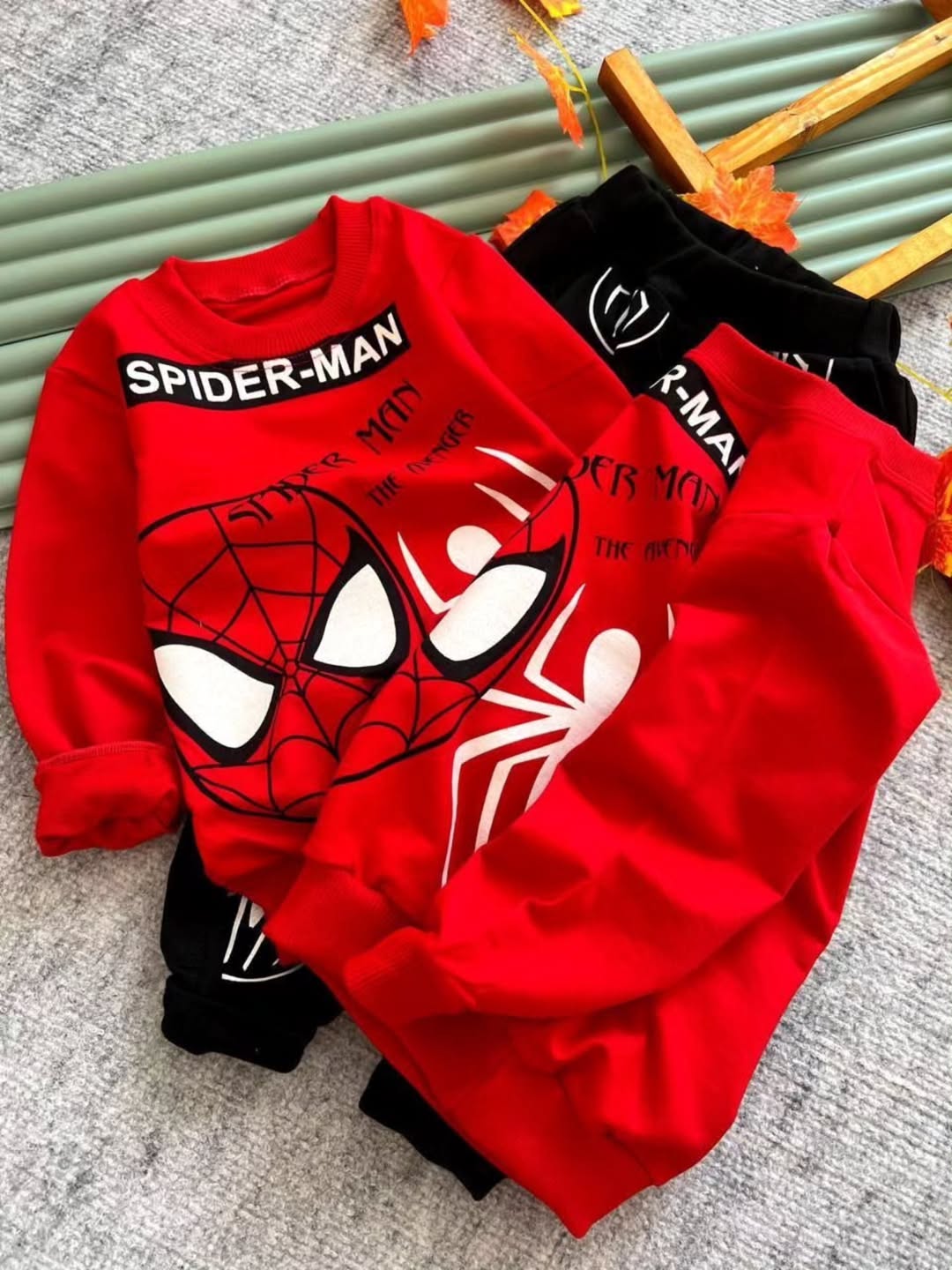 بلوز شلوار بچگانه پسرانه مدل مرد عنکبوتی